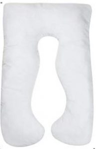 COMFYSURE Pregnancy Pillow - 59" U Shaped Full Body Pillow for Maternity Support or Side Sleepers - Hypoallergenic, Comfortable Cushion for Pregnant or Nursing Women, Supports Back, Hips, Legs & Belly