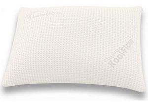Snuggle-Pedic Supreme Plush Ultra-Luxury Hypoallergenic Bamboo Shredded Gel-Infused Memory Foam Pillow Combination with Adjustable Fit & Zipper Removable Kool-Flow Cooling Pillow Cover (Queen)