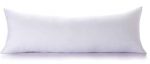 Acanva Soft Body Pillow Hypoallergenic Long Bed Sleeping Insert for Side Sleepers, 20x72, White