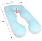 QUEEN ROSE Pregnancy Pillow(Double Sided)-U Shaped Maternity Body Pillow with Cover